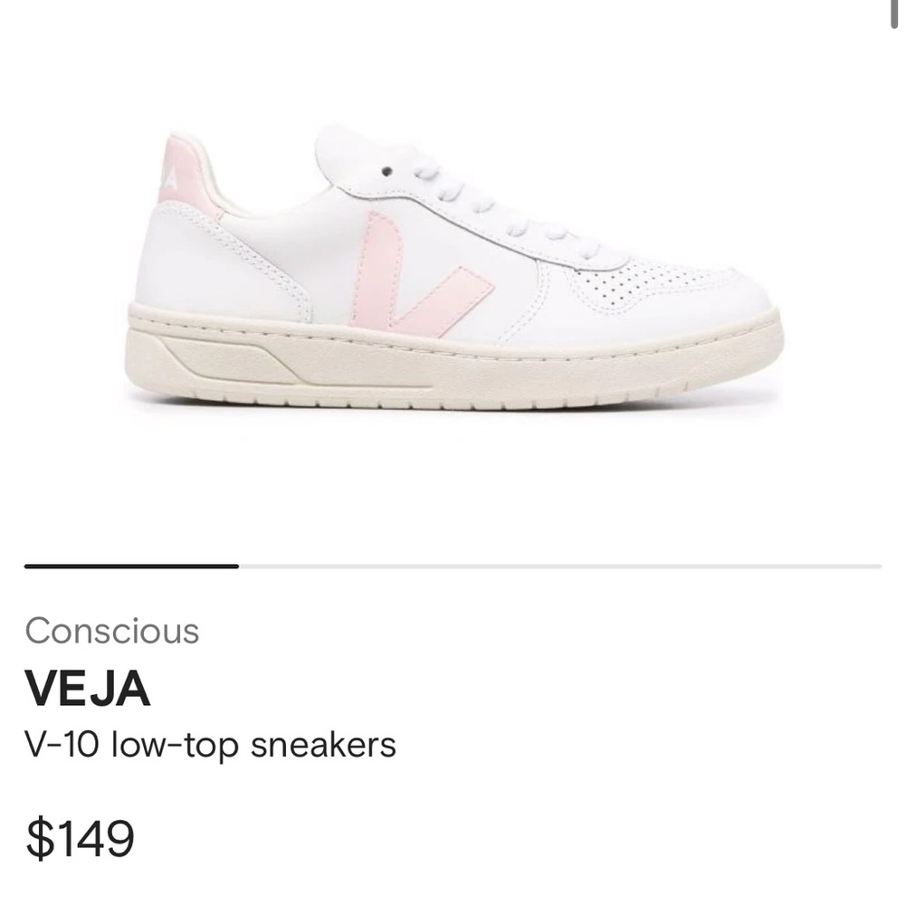 Pink Vejas Sneakers